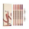 Lip liner pen set of 6 pieces, mineral waterproof, vegan and cruelst-free pencils Application Scenario